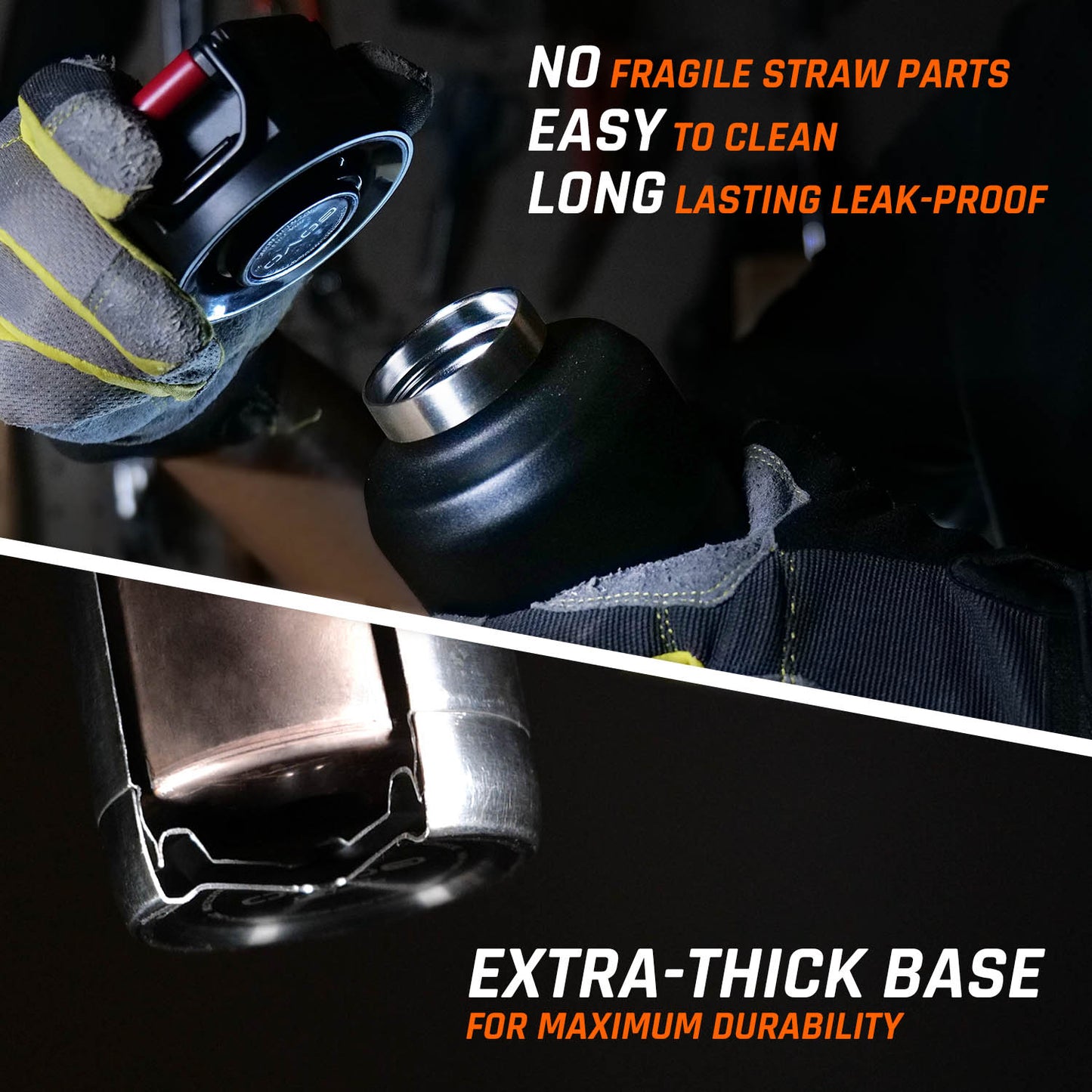 T5 Bottle 24oz Stainless/Black