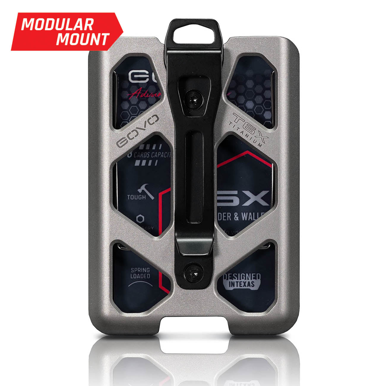 Titanium T6X Wallet & ID Holder Vertical Clip – GOVO