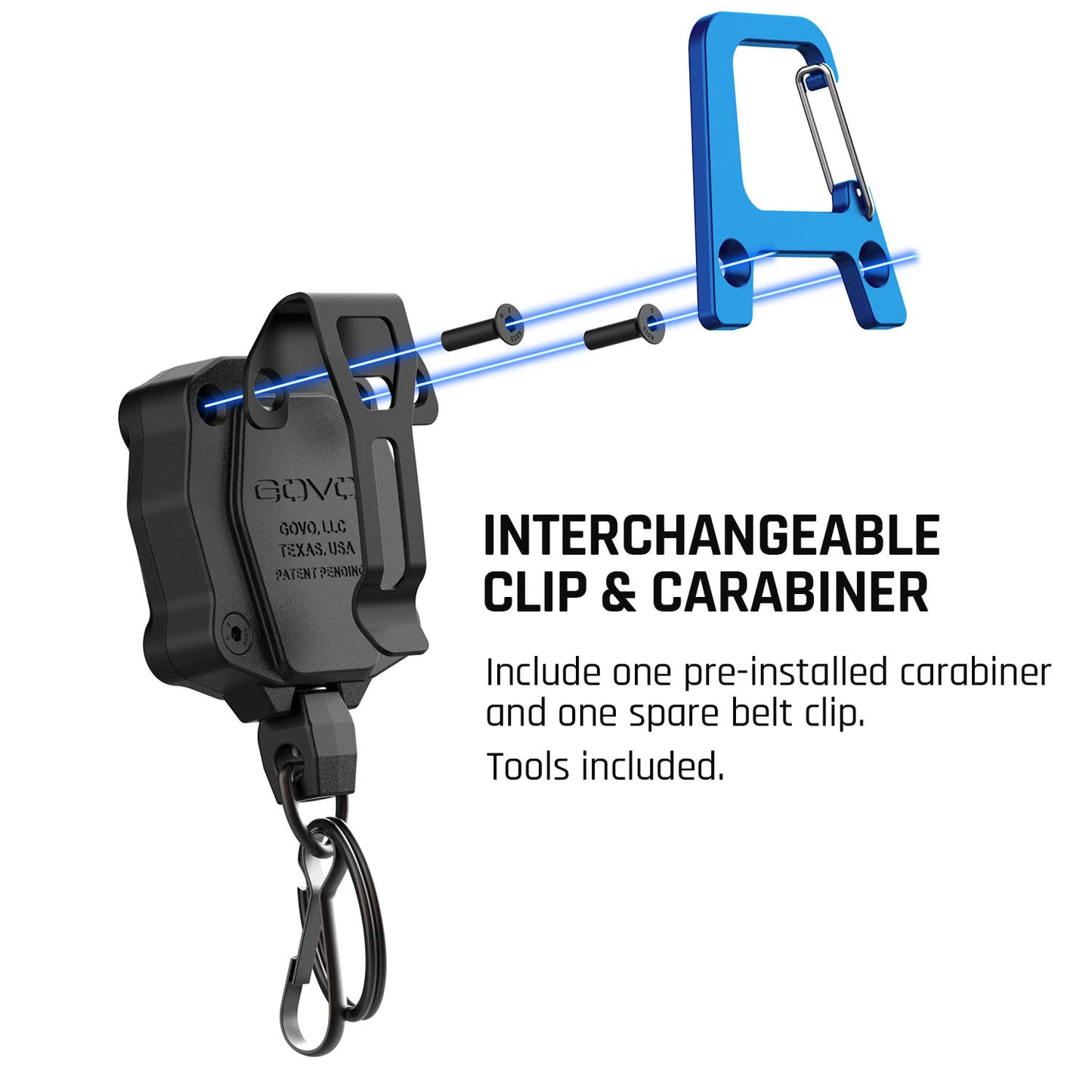 T1 Retractable Keychain