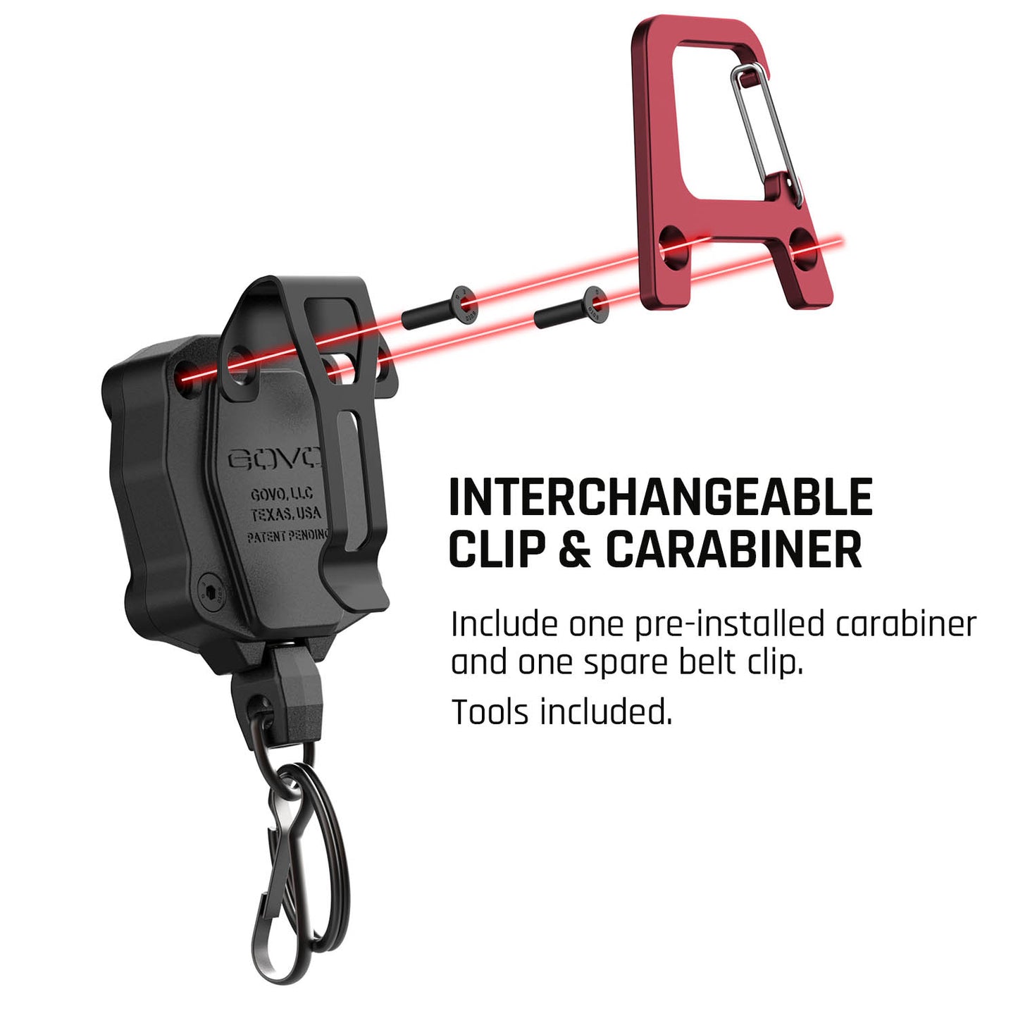 T1 Retractable Keychain