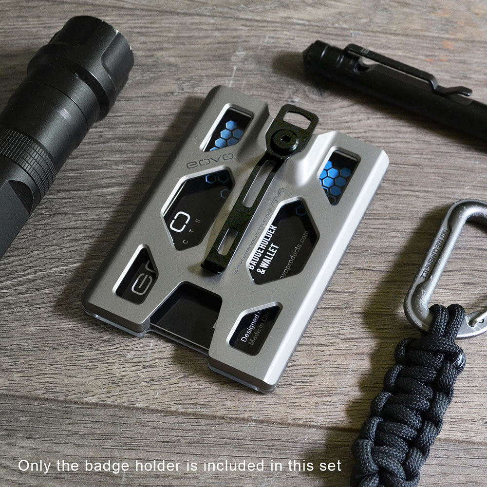 Titanium T4 Badge Holder & Wallet