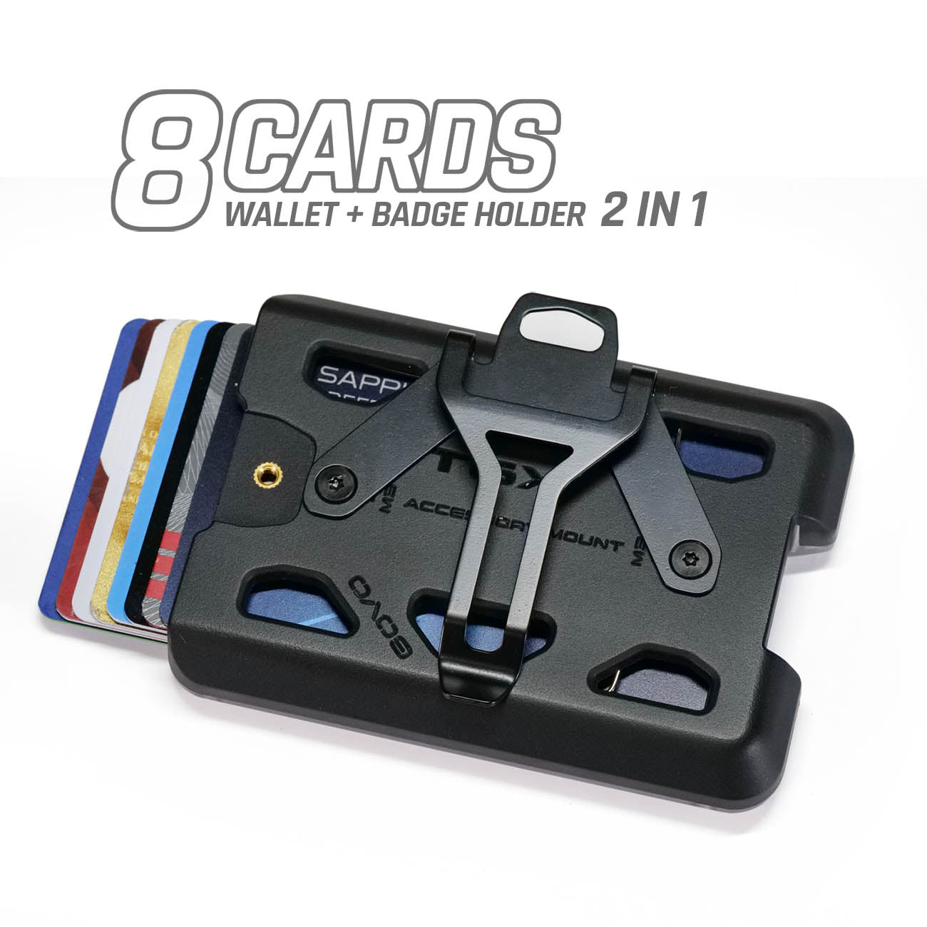T6X Wallet & ID Holder Horizontal Clip