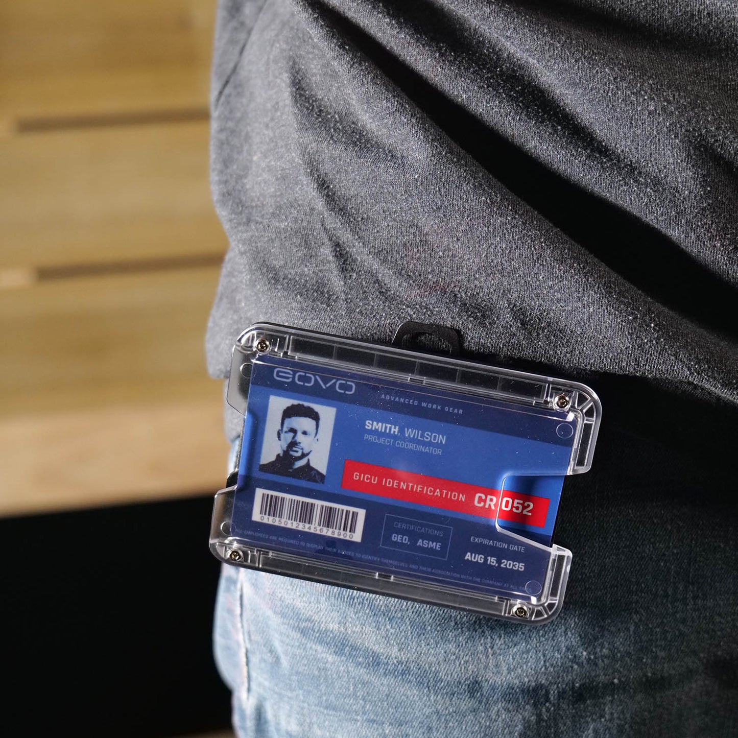 Titanium T6X Wallet & ID Holder Horizontal Clip