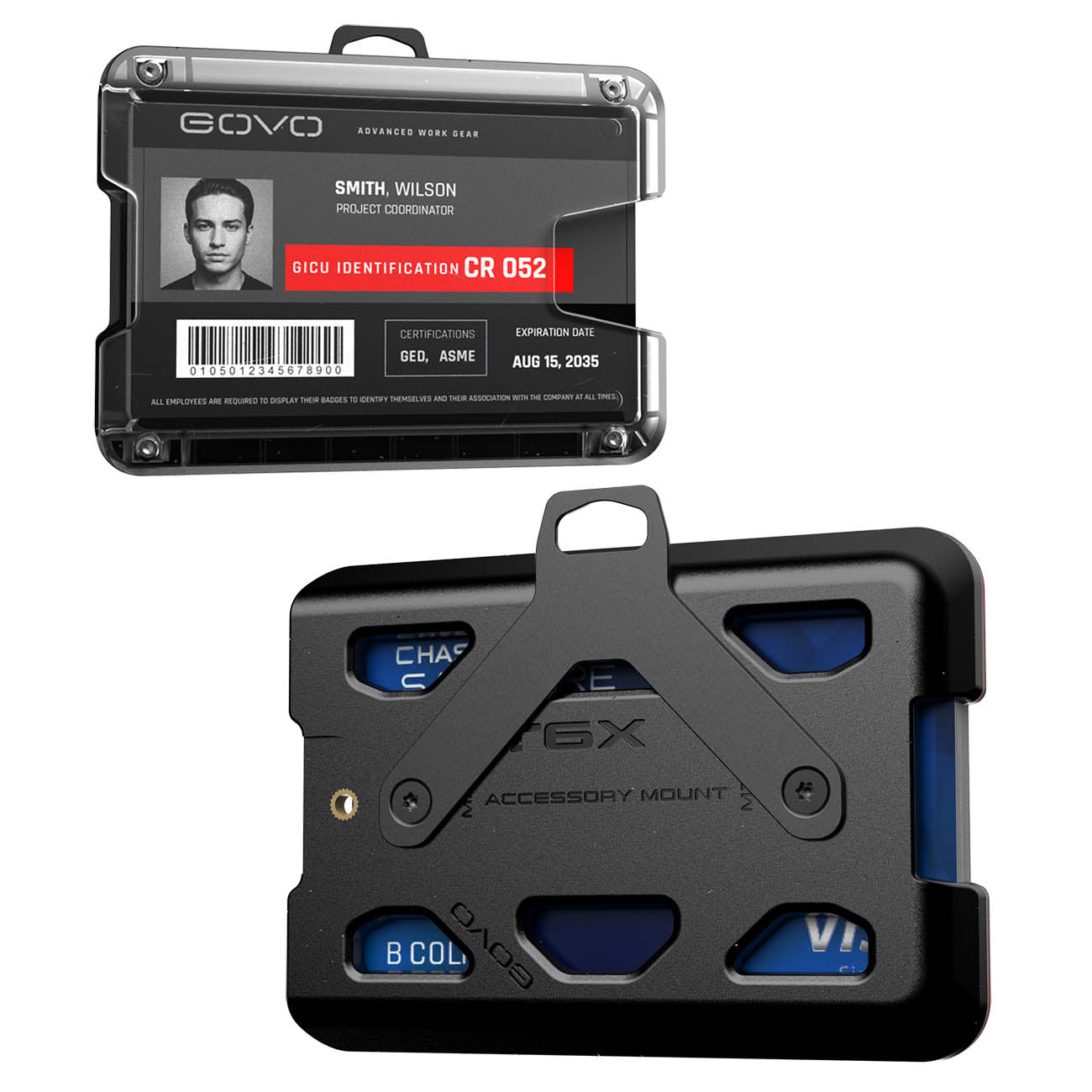 T6X Wallet & ID Holder Horizontal Loop