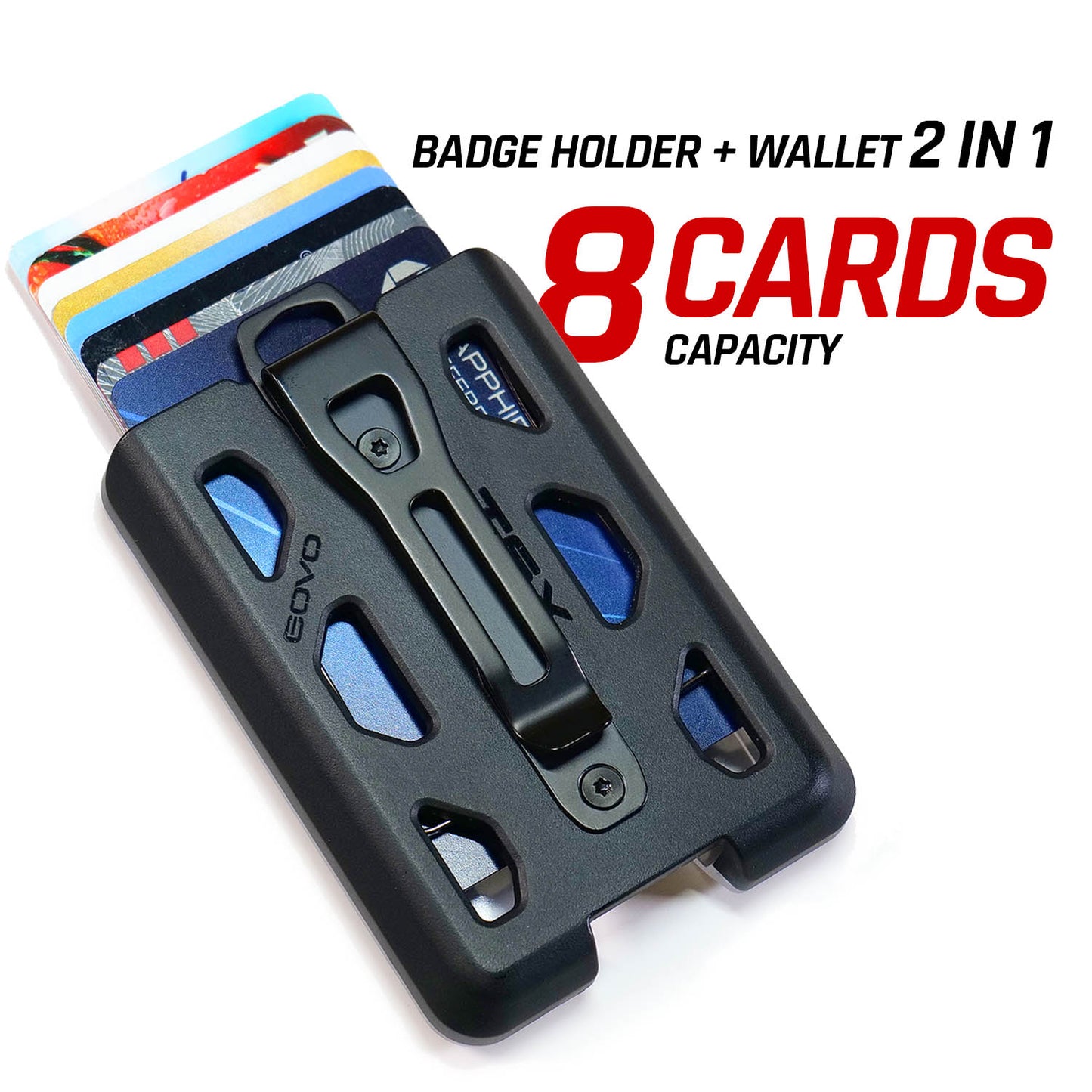 T6X Badge Holder & Wallet Vertical Clip