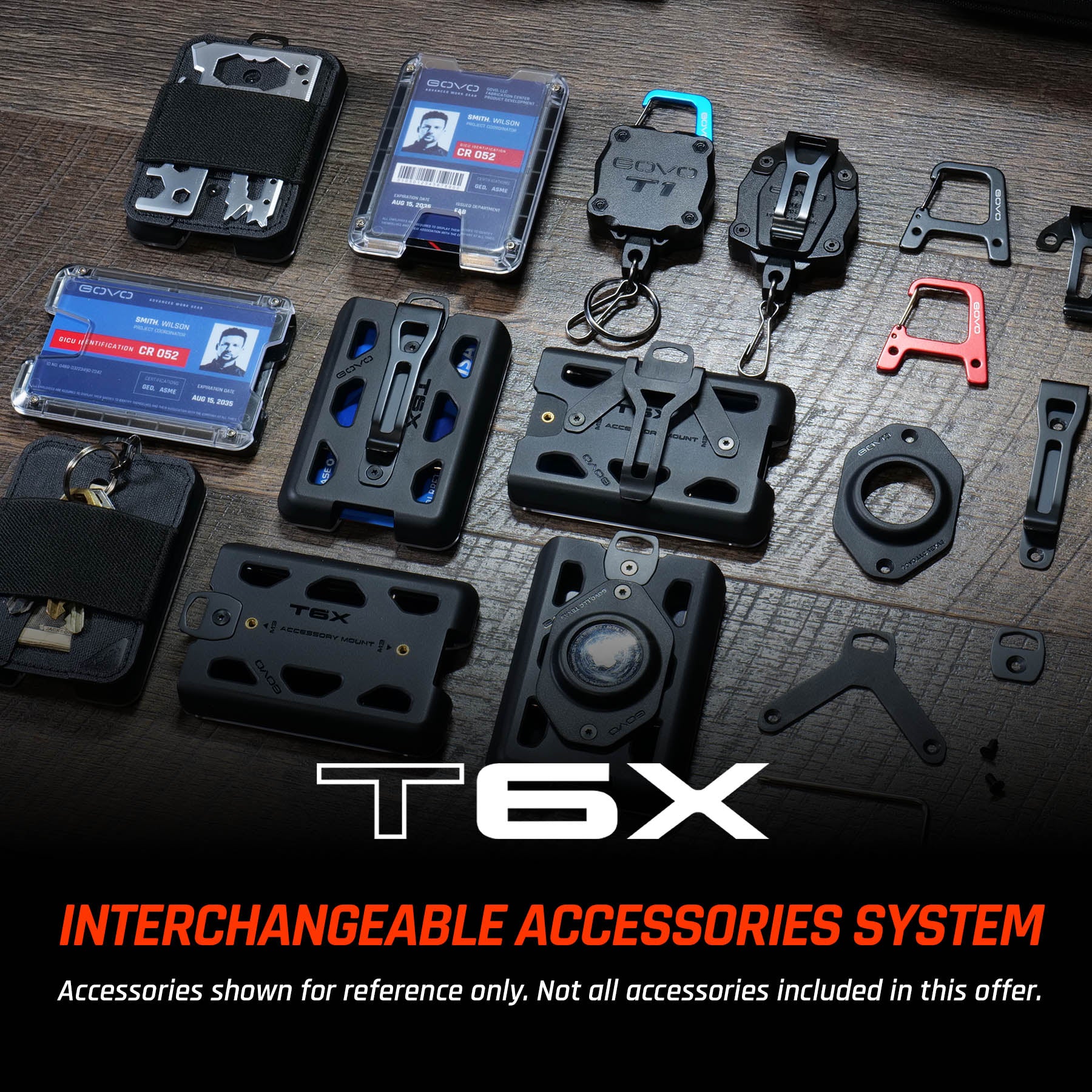 T6X Wallet & ID Holder Vertical Clip – GOVO
