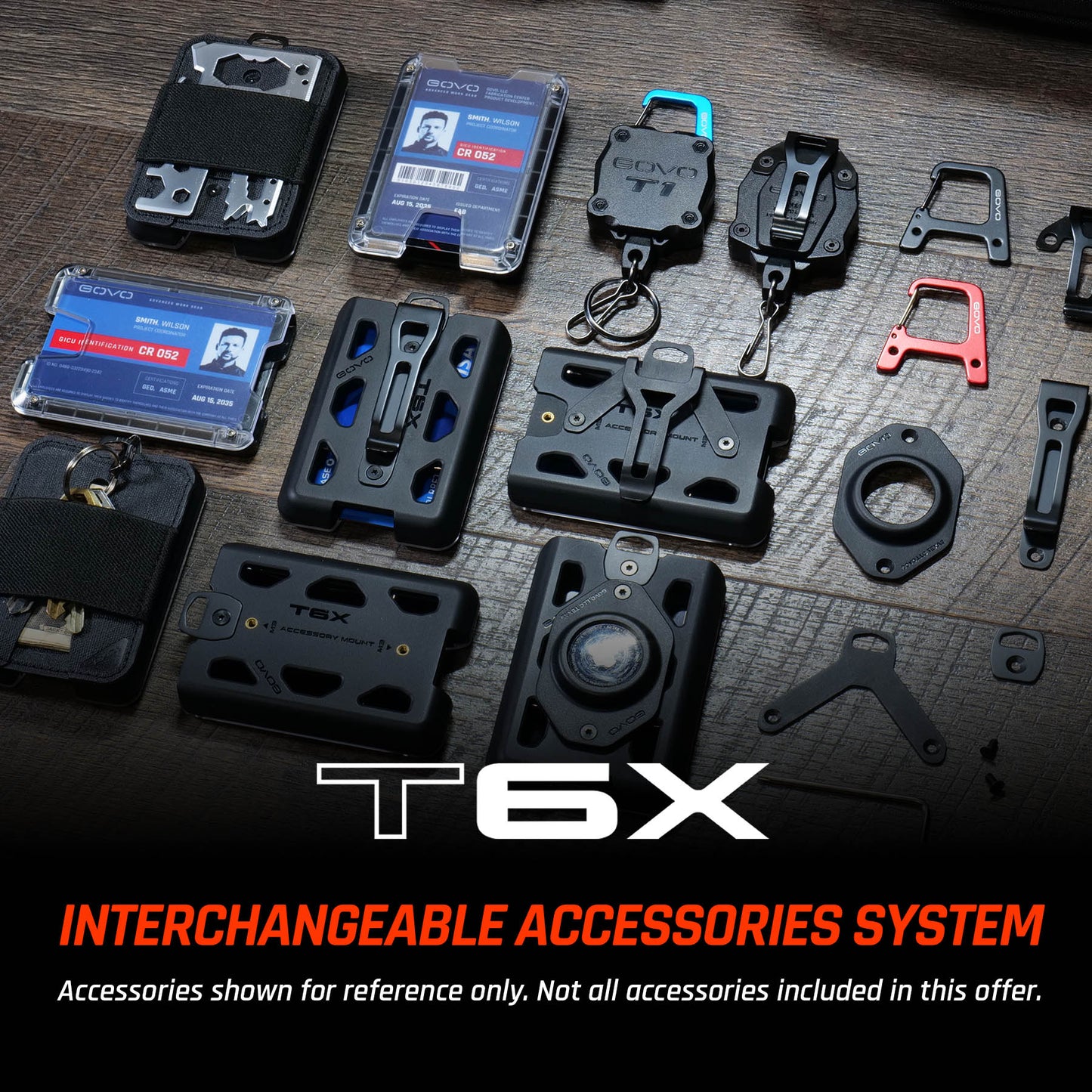 T6X Badge Holder & Wallet Vertical Clip