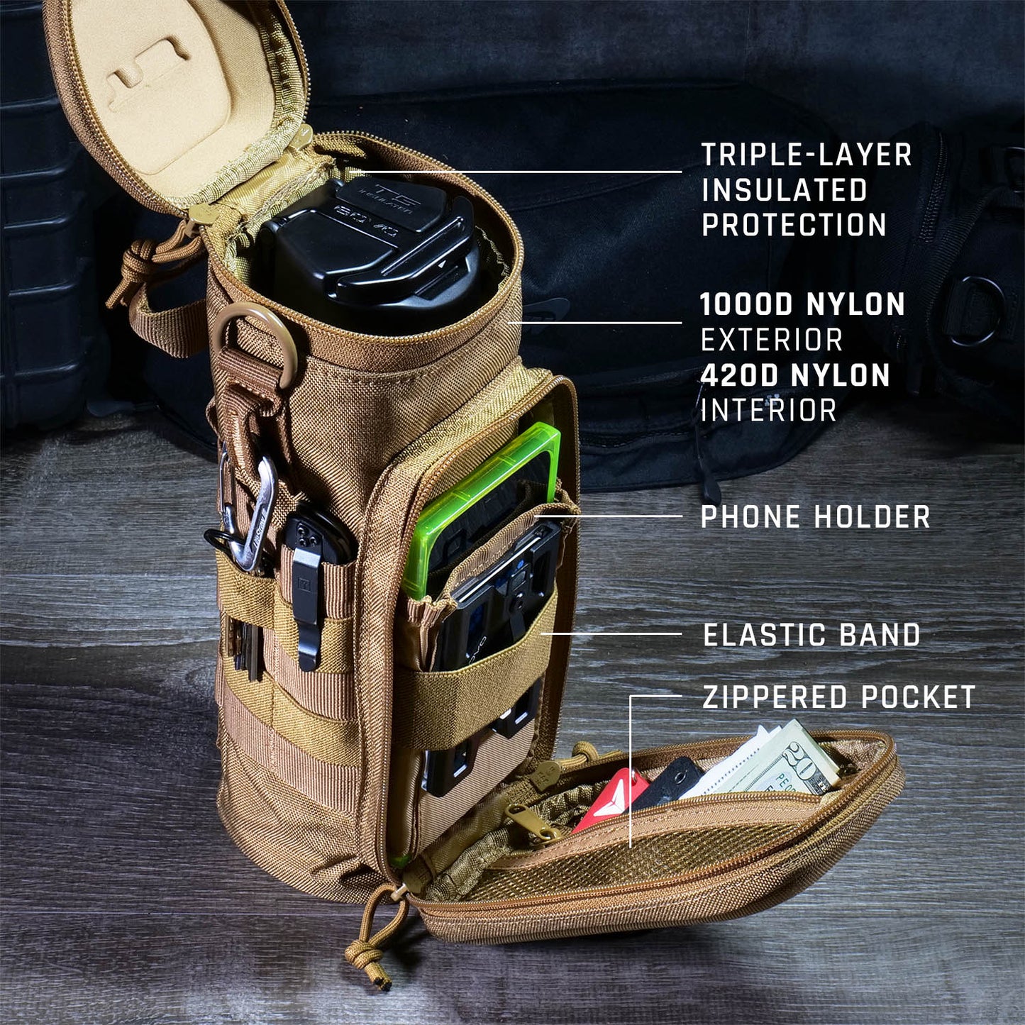 U1 Insulated Water Bottle Pouch